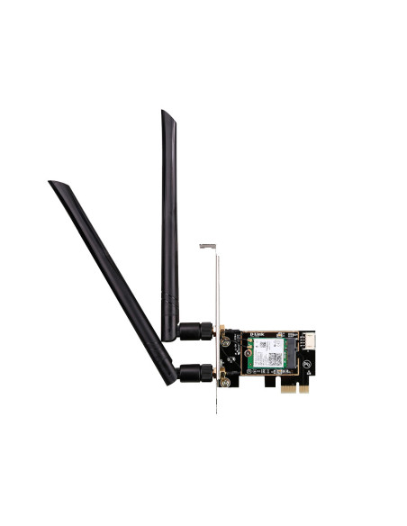 ADAPTOR RETEA D-LINK AX 3000, intern PCI-EX, wireless Wi-Fi 6, Bluetooth 5.0 connectivity, 2 x antena externa 5 dBi, "DWA-X582"