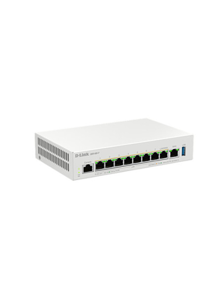 ROUTER D-Link wired 2.5 Gigabit, 1 x Gigabit WAN, 1 x 2.5G WAN/LAN, 7 x 2.5G LAN, 8 Port 802.3at PoE output, tehnologie VPN "DBR