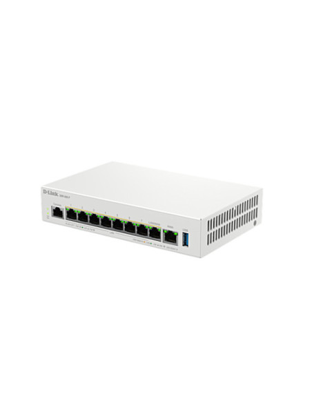 ROUTER D-Link wired 2.5 Gigabit, 1 x Gigabit WAN, 1 x 2.5G WAN/LAN, 7 x 2.5G LAN, 8 Port 802.3at PoE output, tehnologie VPN "DBR