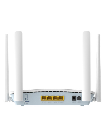 ROUTER D-Link 4G LTE AX1500 Wi-Fi 6, 1 x nano SIM Card slot, 1 x Gigabit Ethernet WAN/LAN, 3 x Gigabit Ethernet LAN, 4 antene ex