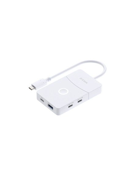 HUB extern D-LINK conectare PC USB Type-C, porturi: 1 x HDMI 1.2 wireless pana la 30m, 1 x USB 3.0 Type-A, 2 x USB 3.0 Type-C, 1