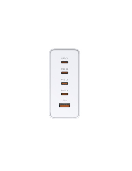 INCARCATOR retea D-Link, Quick Charge GaN PD 3.1 / QC 4.0 240W, 4 x USB Type-C 28.0V/5.0A max, 1 x USB 12.0V/2.5A , alb "DCF-241