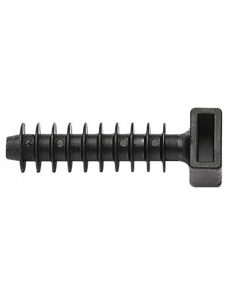 Diblu suport ancorare bride 10 x 37 black (100buc) - ELEMATIC, "5458"