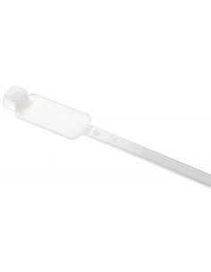 Brida plastic 2,5 x 200 eticheta (100 buc)- ELEMATIC,...