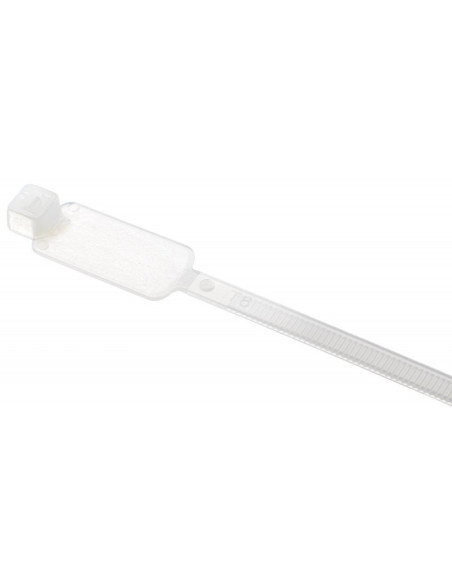 Brida plastic 2,5 x 200 eticheta (100 buc)- ELEMATIC, "52200-M"