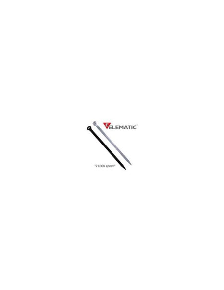 Brida plastic 2-LOCK 3,5 x 200 black (100buc) - ELEMATIC, "1314"