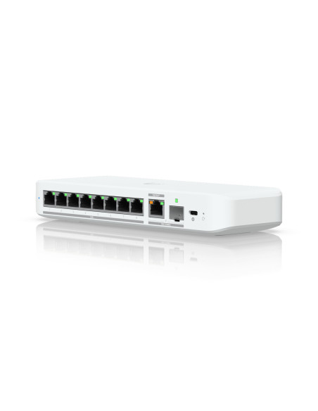 Ubiquiti switch USW-Flex-2.5G-8-EU 8-port 2.5 GbE ports, 10 GbE PoE+ input port for power / SFP+ port combo "USW-FLEX-2.5G-8-EU"