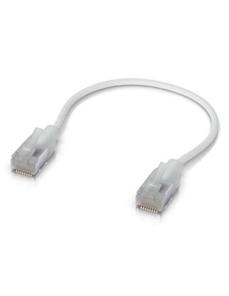 PATCH CABLE PREMIUM RJ45 0.15M/PATCHELC6A-0.15M-W-24 UBIQUITI "UACC-CABLE-PATCH-EL-C6A-0.15M-W-24"