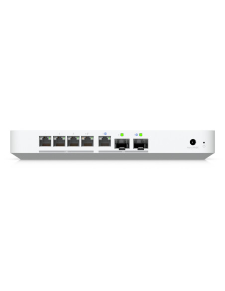 Ubiquiti UniFi UCG-Fiber-EU Desktop 10G Cloud Gateway with integrated PoE switch, Includes full UniFi application, 5 Gbps routin
