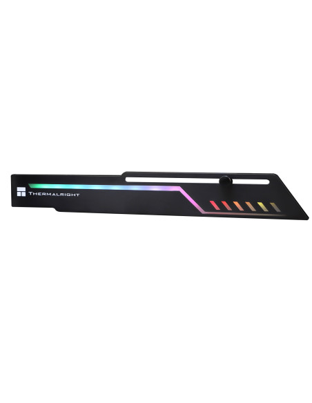 SUPORT placa video Thermalright "TR-GCSF Argb", anti-sagging GPU, aluminiu + ABS, 266x347x8mm, iluminare ARGB 5V 3pin, reglabil,