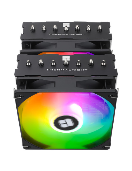 COOLER Thermalright "Phantom Spirit 120 SE Argb" skt. Intel si AMD, racire cu aer, dual tower, vent. 120mm, 1500 rpm, 7 heatpipe