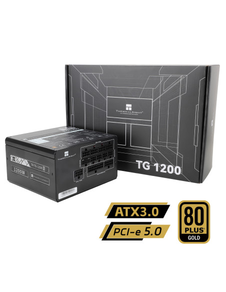 SURSA Thermalright, 1200W, certificare 80 Plus Gold, modular, fan 120mm, negru, "TR-TG 1200"