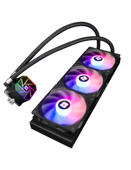 COOLER Thermalright "Aqua Elite 360 Black Argb V3", skt. LGA1851, LGA 1700, AM4, AM5, racire cu lichid, 3 x 120mm, 1500 RPM, ARG
