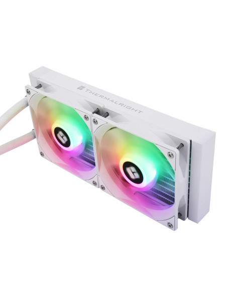 COOLER Thermalright "Aqua Elite 240 White Argb V3", skt. LGA1851, LGA 1700, AM4, AM5, racire cu lichid, 2 x 120mm, 1500 RPM, ARG