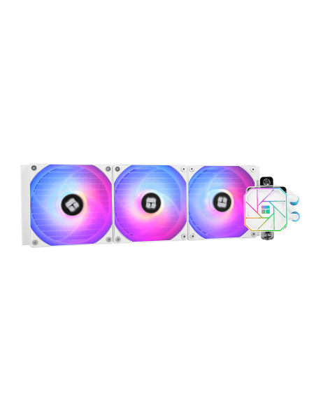 COOLER Thermalright "Aqua Elite 360 White Argb V3", skt. LGA1851, LGA 1700, AM4, AM5, racire cu lichid, 3 x 120mm, 1500 RPM, ARG