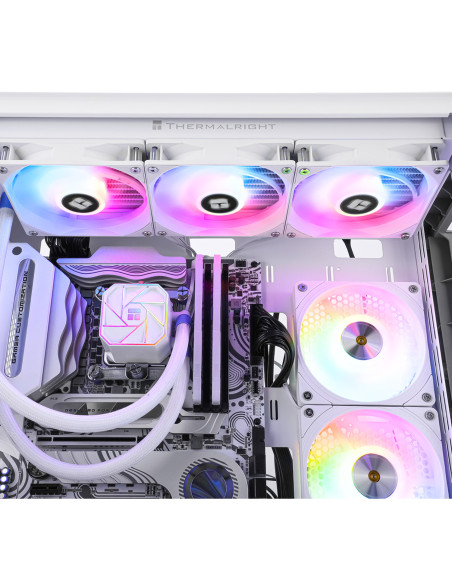 COOLER Thermalright "Aqua Elite 360 White Argb V3", skt. LGA1851, LGA 1700, AM4, AM5, racire cu lichid, 3 x 120mm, 1500 RPM, ARG