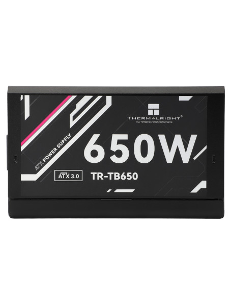SURSA Thermalright "TB650", 650W, certificare 80 Plus Gold, full modular, DC to DC, fan 120mm, negru, "TR-TB650"