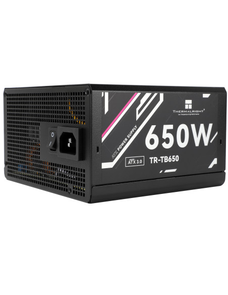 SURSA Thermalright "TB650", 650W, certificare 80 Plus Gold, full modular, DC to DC, fan 120mm, negru, "TR-TB650"