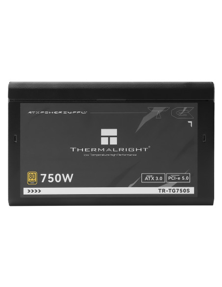 SURSA Thermalright "TR-TG750S", 750W, certificare 80 Plus Gold, non-modular, LLC, DC to DC, fan 120mm, negru, "TR-TG750S"