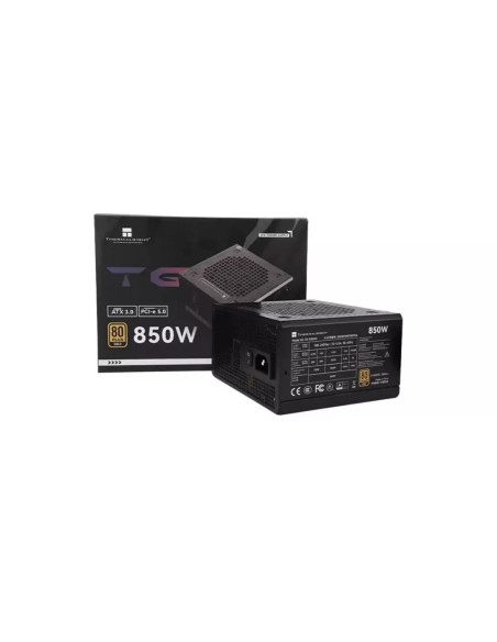 SURSA Thermalright "TR-TG850S", 850W, certificare 80 Plus Gold, non-modular, LLC, DC to DC, fan 120mm, negru, "TR-TG850S"