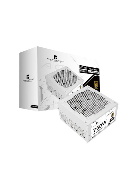 SURSA Thermalright "TR-AG 750", 750W, certificare 80 Plus Gold, modular, fan 120mm, alb, "TR-AG 750-W"