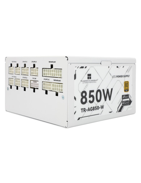 SURSA Thermalright "TR-AG 850", 850W, certificare 80 Plus Gold, modular, fan 120mm, alb, "TR-AG 850-W"