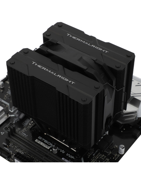 COOLER Thermalright "Peerless Assassin 120 MINI Black" skt. Intel si AMD, racire cu aer, dual tower, vent. 120mm, 1500 rpm, 6 he