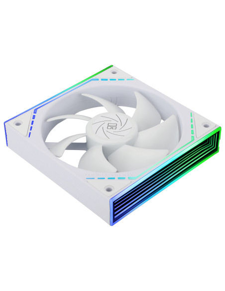 VENTILATOR Thermalright "TL-M12W", 120mm, 1500 RPM, S-FDB Bearing, 47.6 CFM, LED ARGB, 4pin PWM, alb, "TL-M12W"