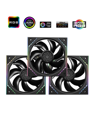 Set 3 ventilatoare Thermalright "TL-M12",...