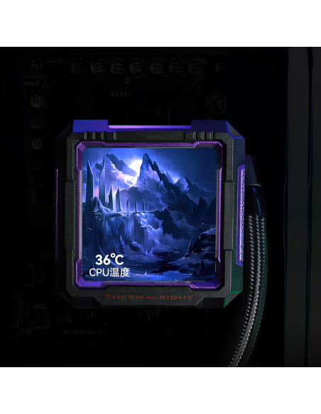 COOLER Thermalright "Frozen Warframe Pro 360", skt. Intel si AMD, racire cu lichid AIO, 3 x 120mm (TL-P12-S), 2000 rpm, pompa 12