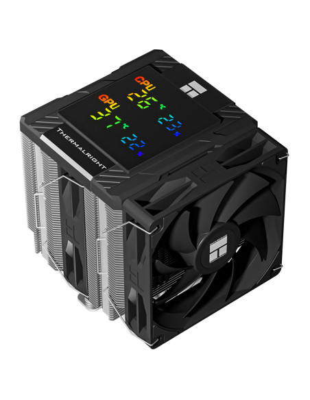 COOLER Thermalright "Peerless Assassin 120 Digital Black" skt. Intel si AMD, racire cu aer, vent. 2 x 120mm (TL-C12C-X28 V2), 18