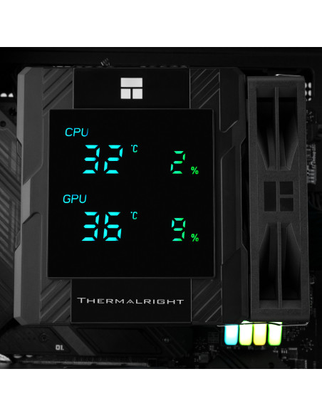 COOLER Thermalright "Peerless Assassin 120 Digital Black" skt. Intel si AMD, racire cu aer, vent. 2 x 120mm (TL-C12C-X28 V2), 18