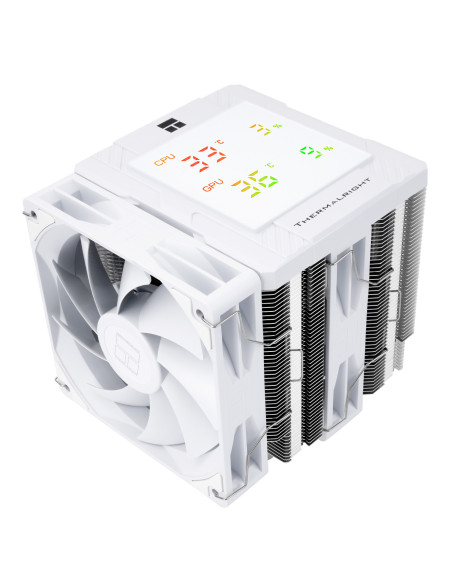 COOLER Thermalright "Peerless Assassin 120 Digital White" skt. Intel si AMD, racire cu aer, vent. 2 x 120mm (TL-C12C-X28 V2), 18