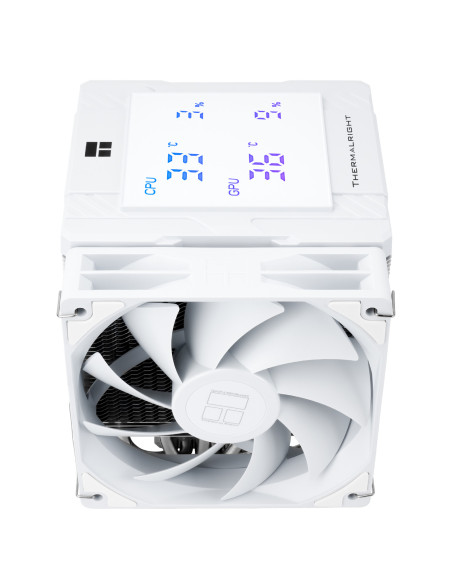 COOLER Thermalright "Peerless Assassin 120 Digital White" skt. Intel si AMD, racire cu aer, vent. 2 x 120mm (TL-C12C-X28 V2), 18