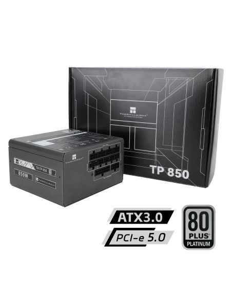 SURSA Thermalright "TR-SP850", 850W, certificare 80 Plus Platinum, modular, LLC, DC to DC, fan 120mm, negru, "TR-SP850"