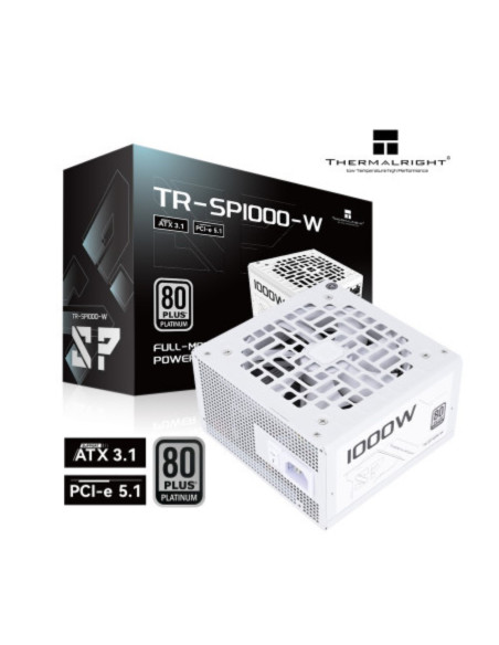 SURSA Thermalright "TR-SP1000W", 1000W, certificare 80 Plus Platinum, modular, LLC, DC to DC, PCI-E GEN 5.1 ready, fan 120mm, al