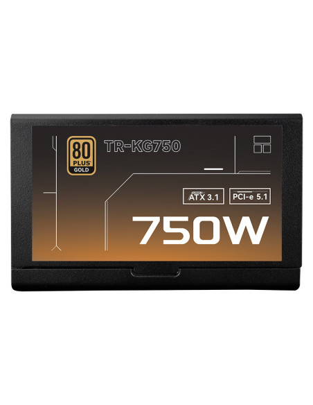 SURSA Thermalright "TR-KG750", 750W, certificare 80 Plus Gold, modular, LLC, DC to DC, fan 120mm, negru, "TR-KG750"
