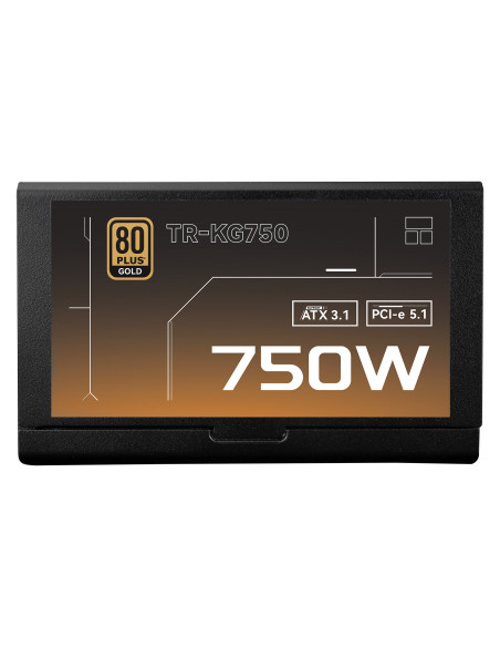 SURSA Thermalright "TR-KG750-sleeved", 750W, certificare 80 Plus Gold, modular, LLC, DC to DC, fan 120mm, negru, "TR-KG750-sleev