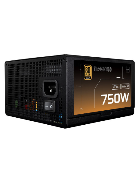 SURSA Thermalright "TR-KG750-sleeved", 750W, certificare 80 Plus Gold, modular, LLC, DC to DC, fan 120mm, negru, "TR-KG750-sleev