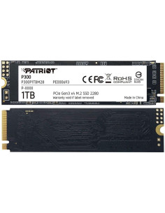 SSD PATRIOT, P300, 128GB, M.2, PCIe Gen3.0 x4, 3D TLC... 2