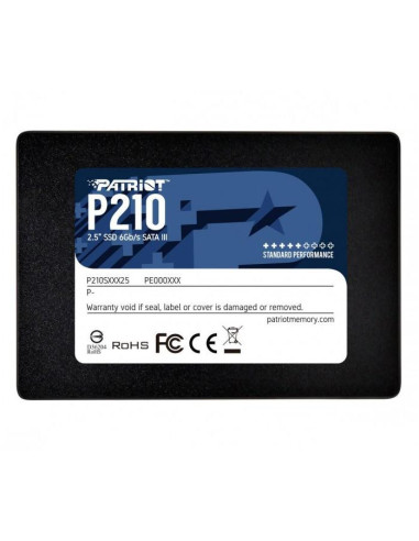 SSD PATRIOT P210, 256GB, 2.5 inch, S-ATA 3, 3D...