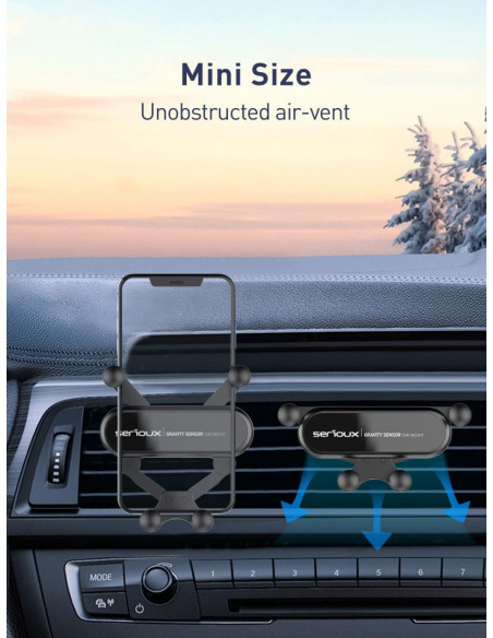 Accesorii SERIOUX SUPORT AUTO TELEFON GRAVITY SERIOUX CH04