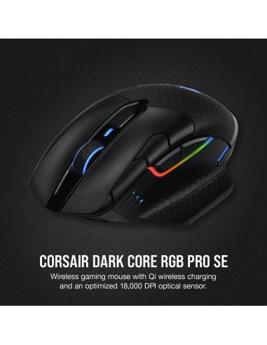 MOUSE CORSAIR, "Dark Core RGB Pro SE", gaming,...