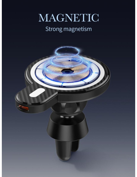 Accesorii SERIOUX SUPORT AUTO SERIOUX WIRELESS 15W CH02W