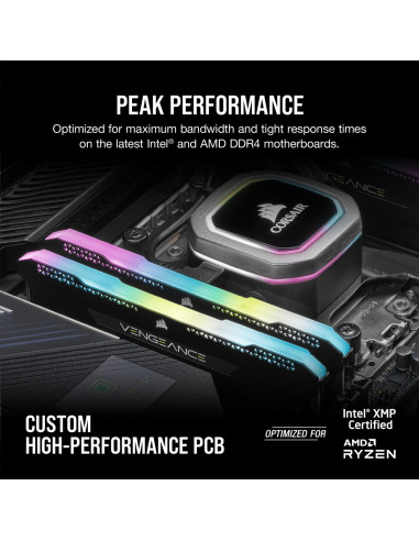 Memorie DDR Corsair DDR4 16 GB, frecventa 3200...