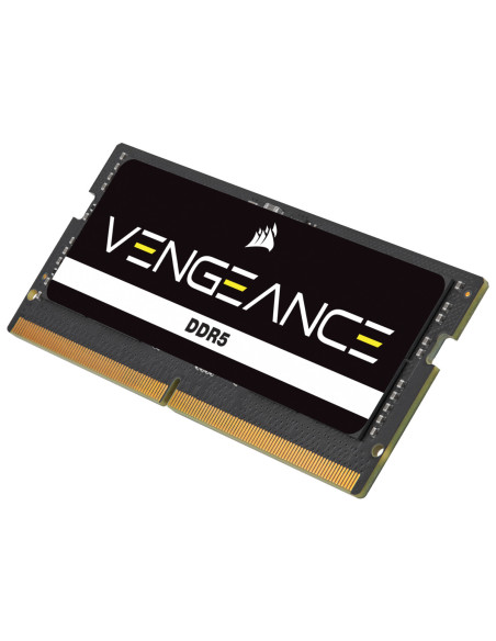 SODIMM Corsair VENGEANCE DDR5 SODIMM 16GB (1x16GB) DDR5 4800 (PC5-38400) C40 1.1V "CMSX16GX5M1A4800C40"