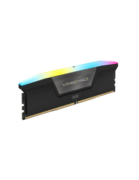 Corsair Vengeance RGB 32GB, DDR5, 6400MHz, CL36, 2x16GB, 1.4V, Negru "CMH32GX5M2B6400C36"