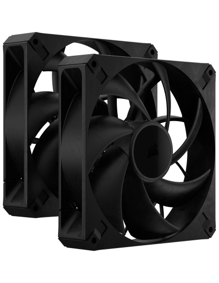 Ventilator Corsair RS140 MAX 140mm PWM, 1600 RPM, Dual Pack, Negru "CO-9050175-WW"