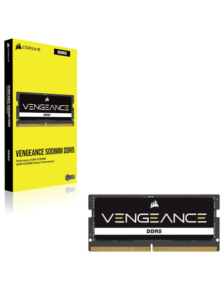 Memorie Notebook Memorie Corsair Vengeance SO-DIMM, 16GB, DDR5, 5200MHz, CL44 "CMSX16GX5M1A5200C44"