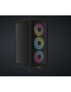 Carcase CORSAIR CR iCUE 2000D AIRFLOW RGB MINI-ITX BK